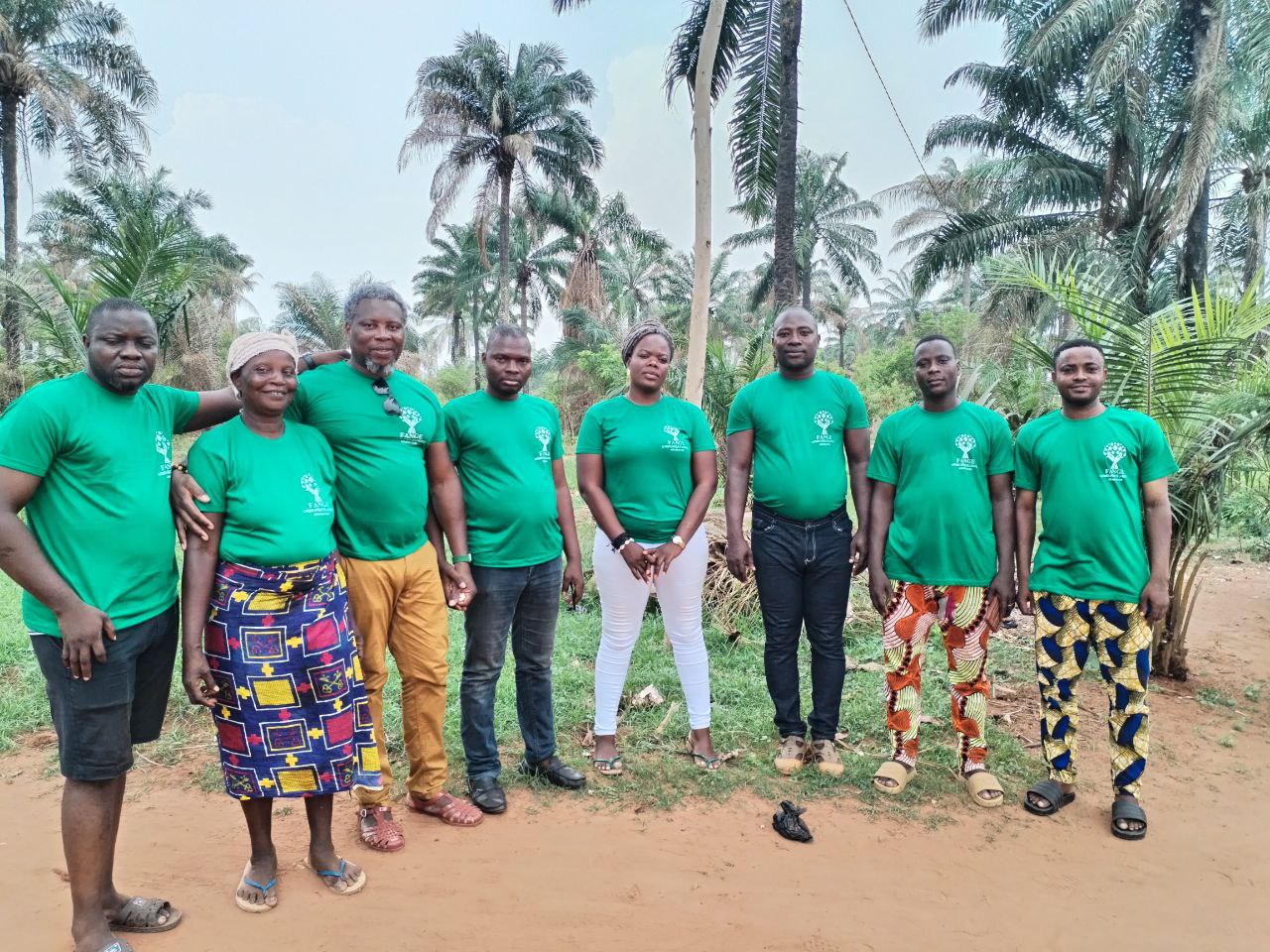 L'équipe FANGE lors d'une mission au Bénin en 2024